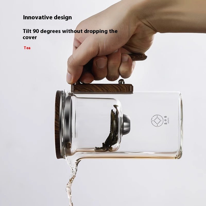 Magnetic Teapot Separation Filtration Glass Tea