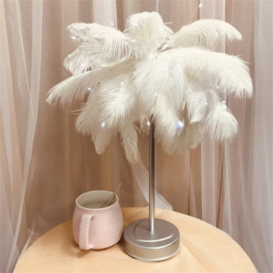 Feather Table Lamp