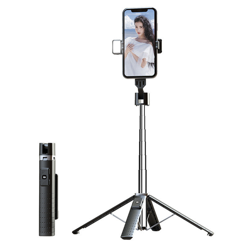 Quadrupod Double Fill Light Bluetooth Selfie Stick - Lily Tech Verse