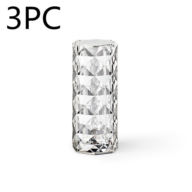 Crystal Lamp USB Table