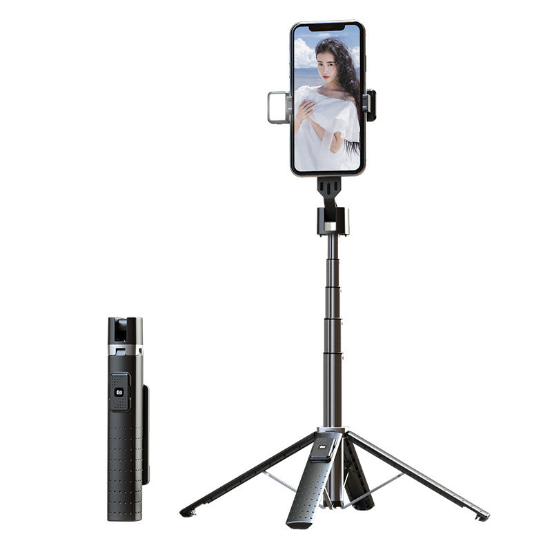 Quadrupod Double Fill Light Bluetooth Selfie Stick - Lily Tech Verse