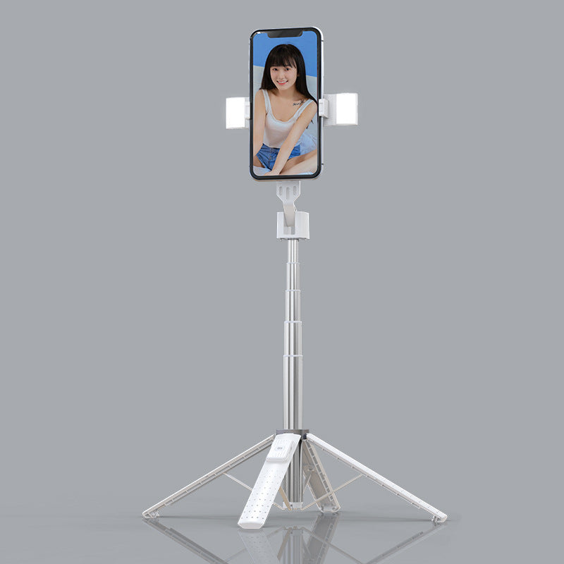 Quadrupod Double Fill Light Bluetooth Selfie Stick - Lily Tech Verse