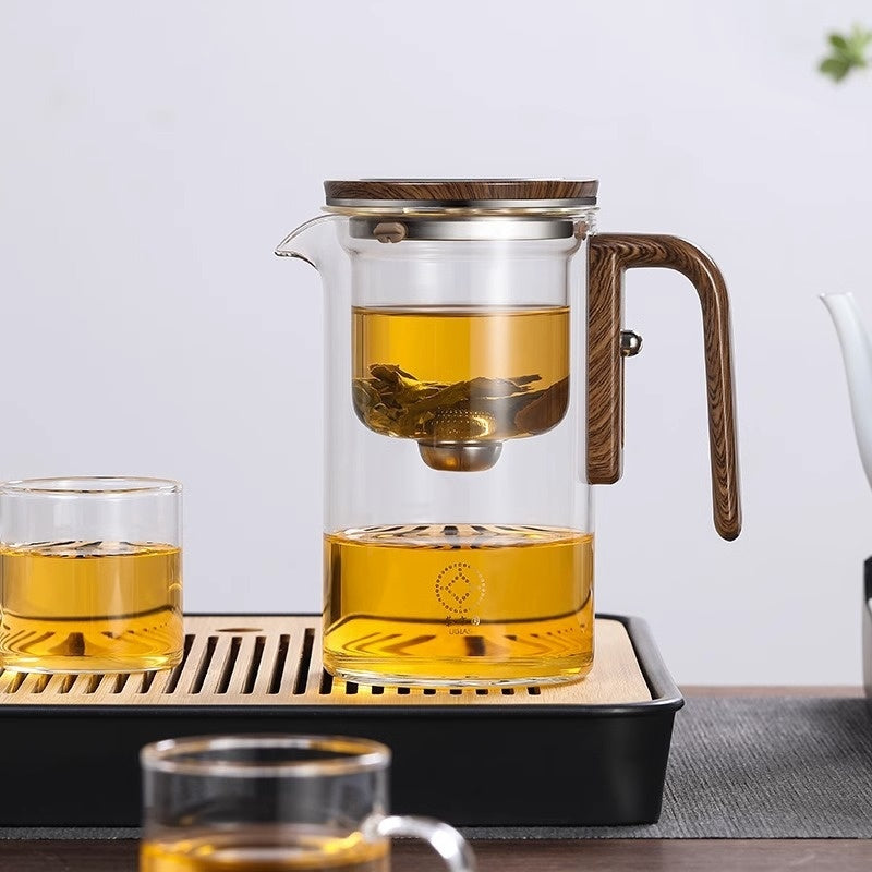 Magnetic Teapot Separation Filtration Glass Tea