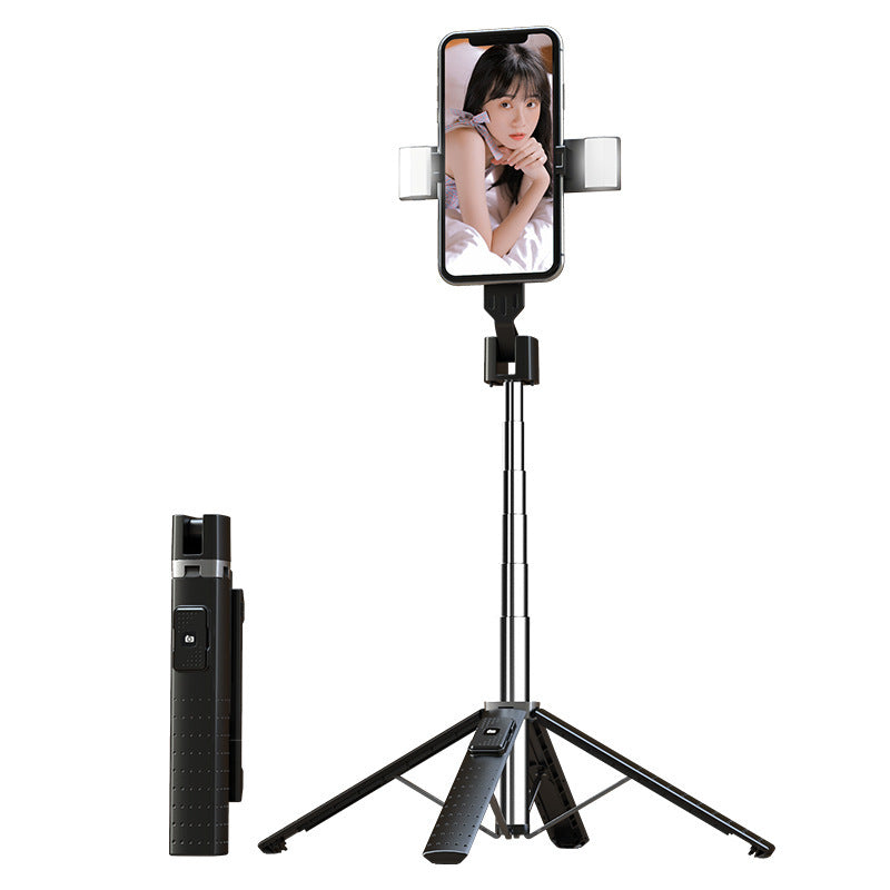 Quadrupod Double Fill Light Bluetooth Selfie Stick - Lily Tech Verse