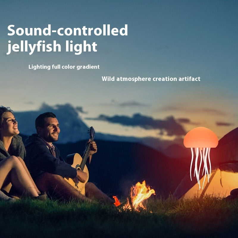 Night Light Portable Jellyfish Lamp For Bedside Desk