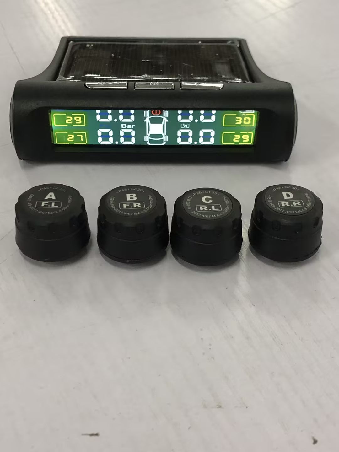 Solar Wireless Tire Pressure Monitor