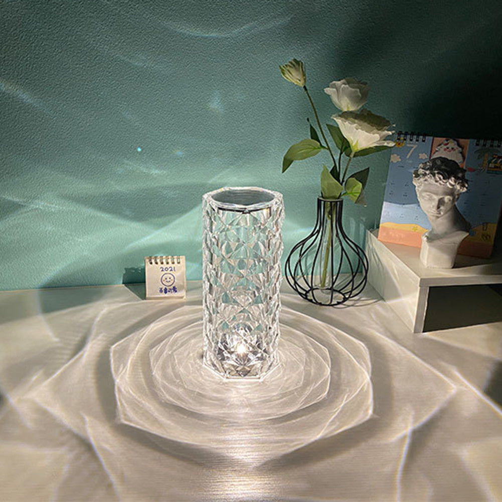 Crystal Lamp USB Table