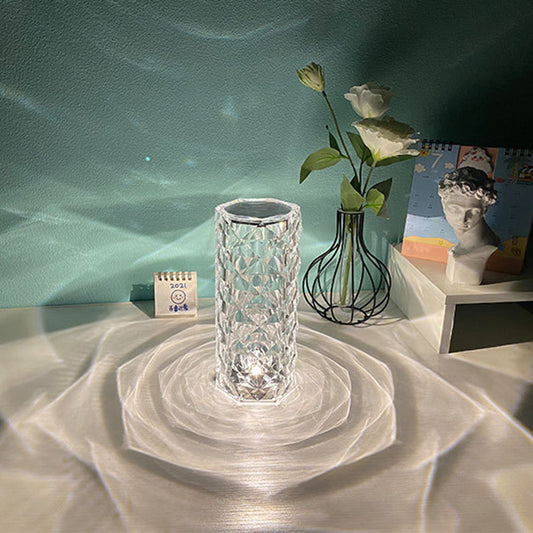 Crystal Lamp USB Table