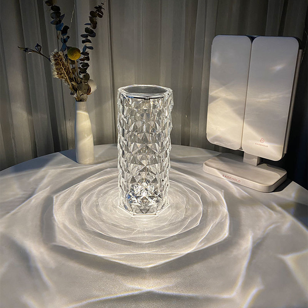 Crystal Lamp USB Table