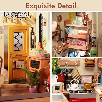 ROBOTIME Rolife Happy Kitchen Dollhouse