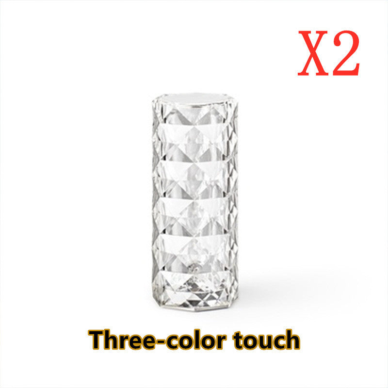 Crystal Lamp USB Table